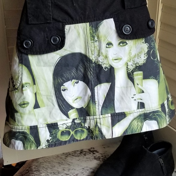 ☆SOLD☆Custo Barcelona 80s Revival Mini Skirt 4 - Picture 6 of 8